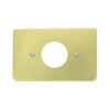 Placa alum ventana sencillo