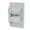Placa plas intemperie doble