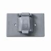 Placa plas intemperie sencilla