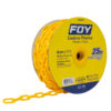Cadena plast 6mm 1/4 in 25m amar