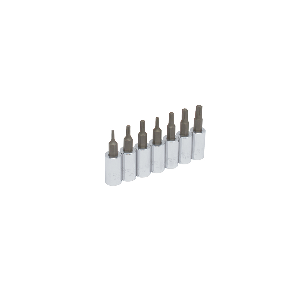 Jgo 7 dados pta Torx 1/4 in