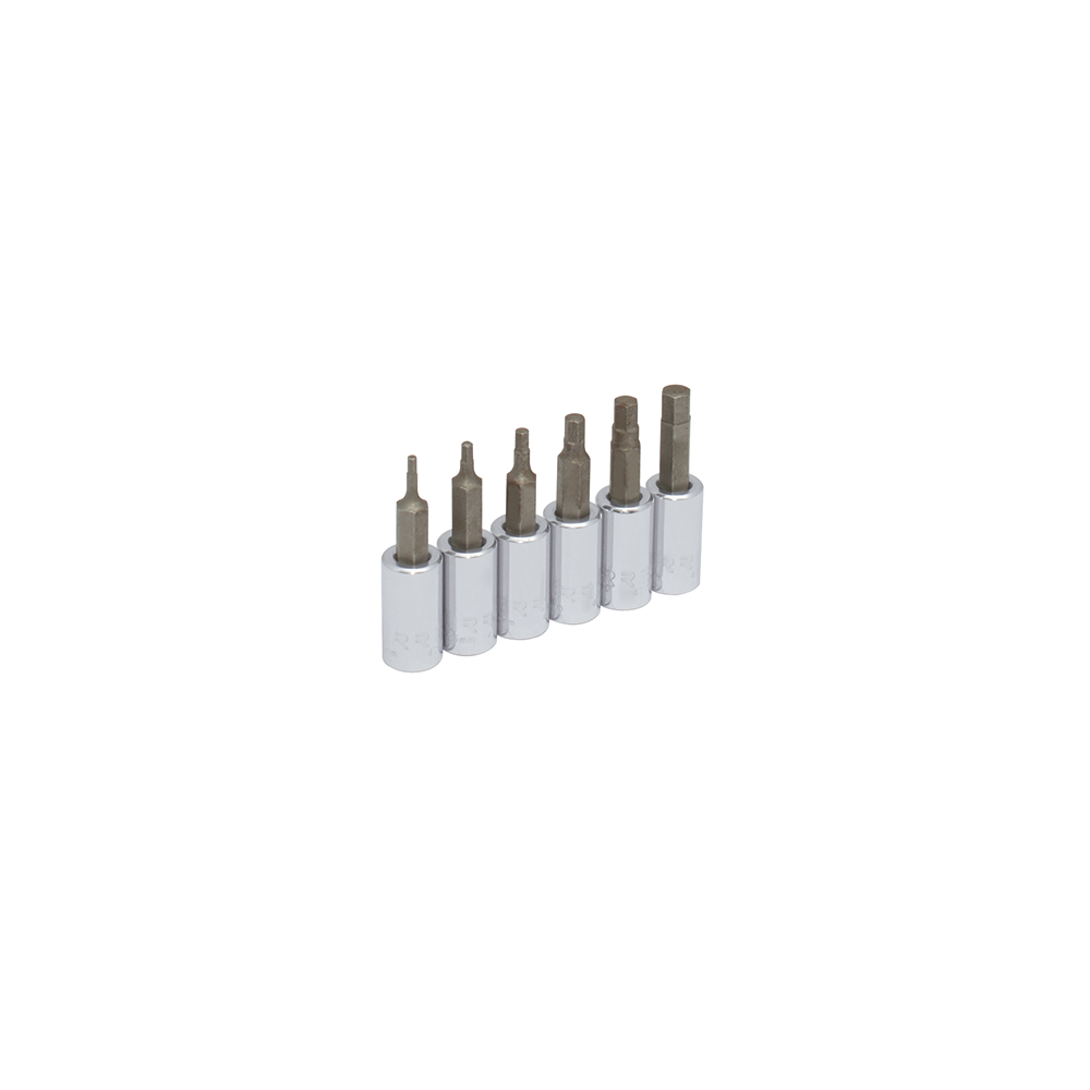 Jgo 6 dados pta hex mm 1/4 in