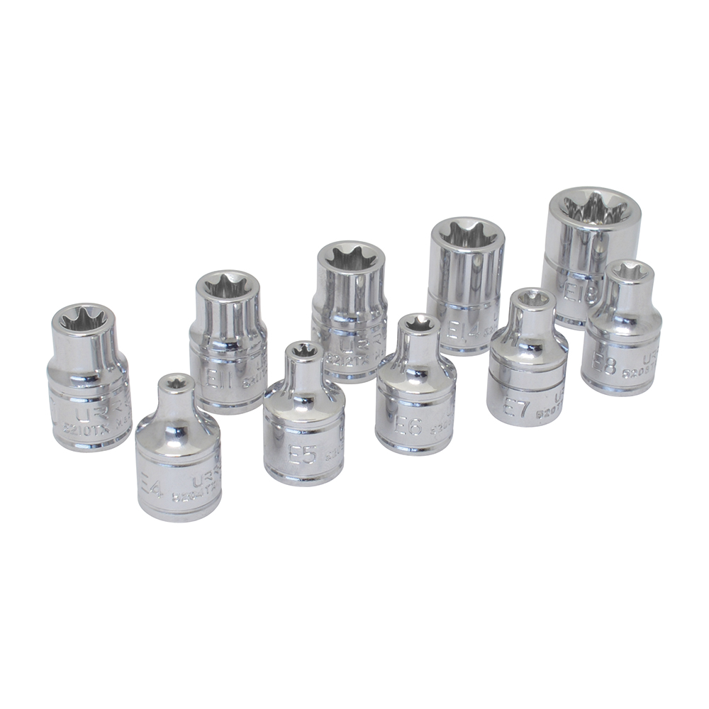 Jgo 10 dados torx hemb 3/8 in