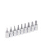 Jgo 9 dados pta Torx 3/8 in