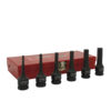 Jgo 6 dados imp pta hex mm 1/2