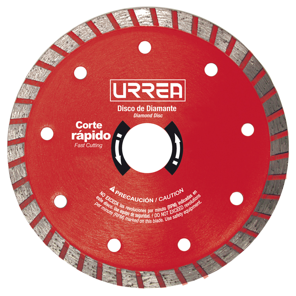 Disco diaman turb 7 in u/ind