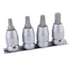 Jgo 4 dados pta Torx 1/2 in