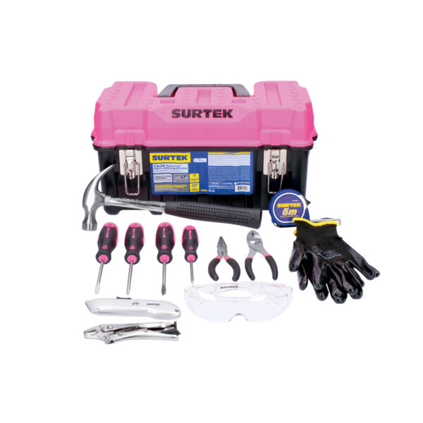 Jgo p/hogar 13pz cja rosa