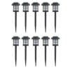 Juego de luminarios para exteriores estilo oriental, 10 piezas Surtek