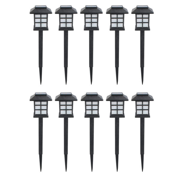 Juego de luminarios para exteriores estilo oriental, 10 piezas Surtek