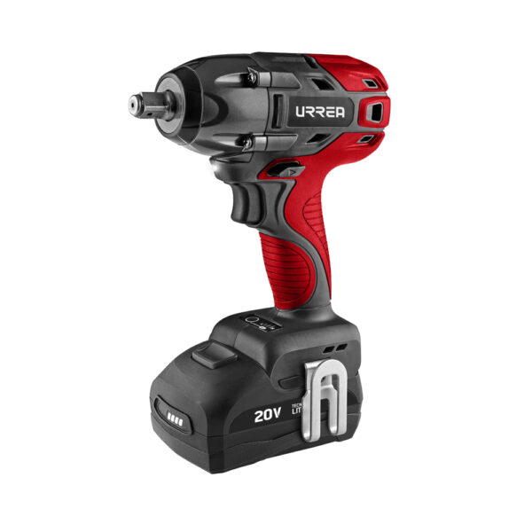 Pistola de impacto 1/2" a batería Litio-ion 20 V 170 Nm Urrea