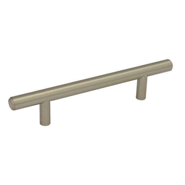 Jaladera de barra hueca 124 mm, acero inoxidable Lock