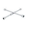 Llave de cruz cromada plegable 14