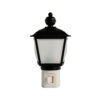 Lámpara decorativa de noche, farol negro 127 V Foy