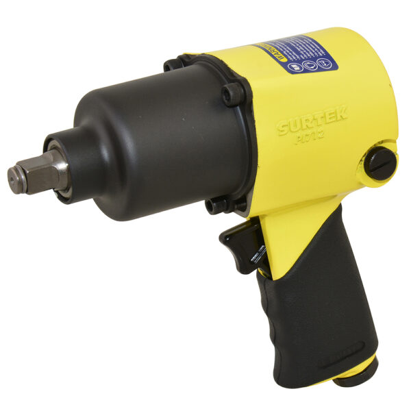 Pistola de impacto neumática cuadro de 1/2" 420 Ft-lb sistema twin hammer Surtek