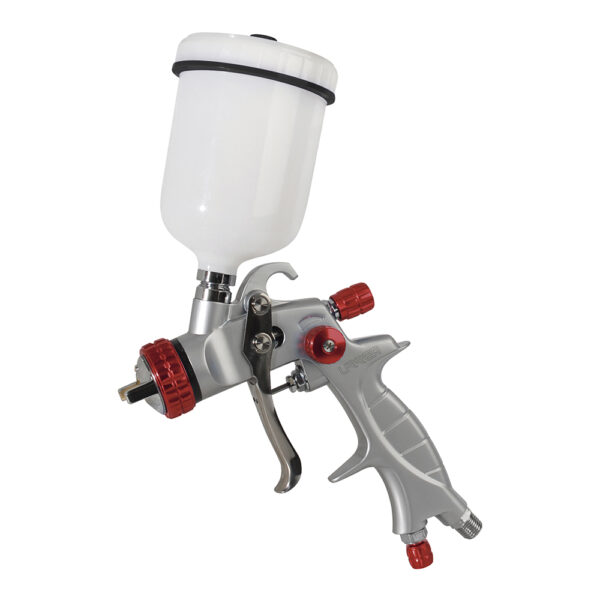 Pistola para pintar de gravedad, capacidad 100 ml, 22 PSI Urrea
