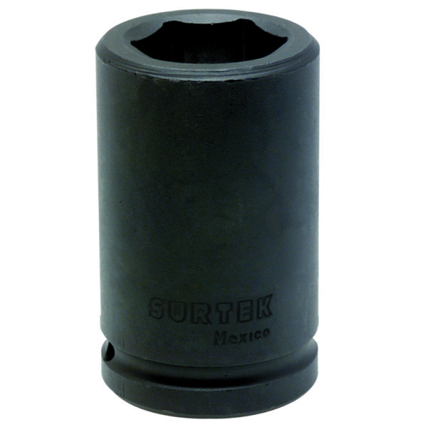 Dado de impacto largo en pulgadas cuadro de 3/4", 6 puntas, 1-1/4" Surtek