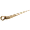Llave estructural de estrías de bronce-aluminio antichispa en pulgadas, 1-5/16