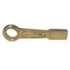 Llave de golpe plana de bronce-aluminio antichispa en pulgadas, 12 puntas, 3