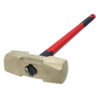 Marro de bronce-aluminio antichispa de 18lb con mango extra largo de fibra de vidrio 34