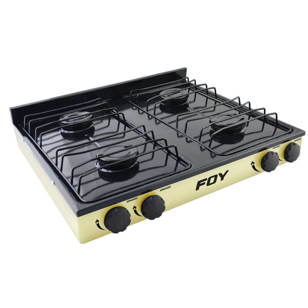 Estufa gas 4 quemad beig