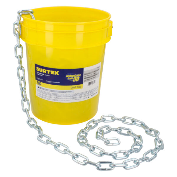 Cadena galvanizada 50kg 3/8 in