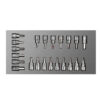 Jgo dados pta tx-hex 22pz 3/8 in