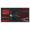 Jgo 5 pinzas pelacable
