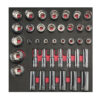 Jgo dados 39pz mm 1/2 in