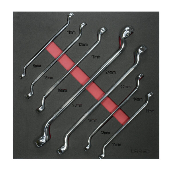 Jgo 7 llaves estria 45° mm